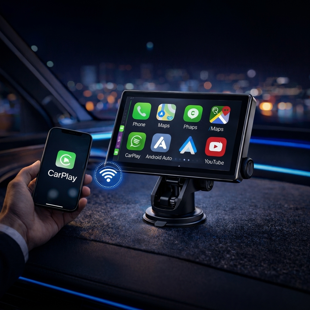 DriveScreen – Pantalla portátil de 7” para coche