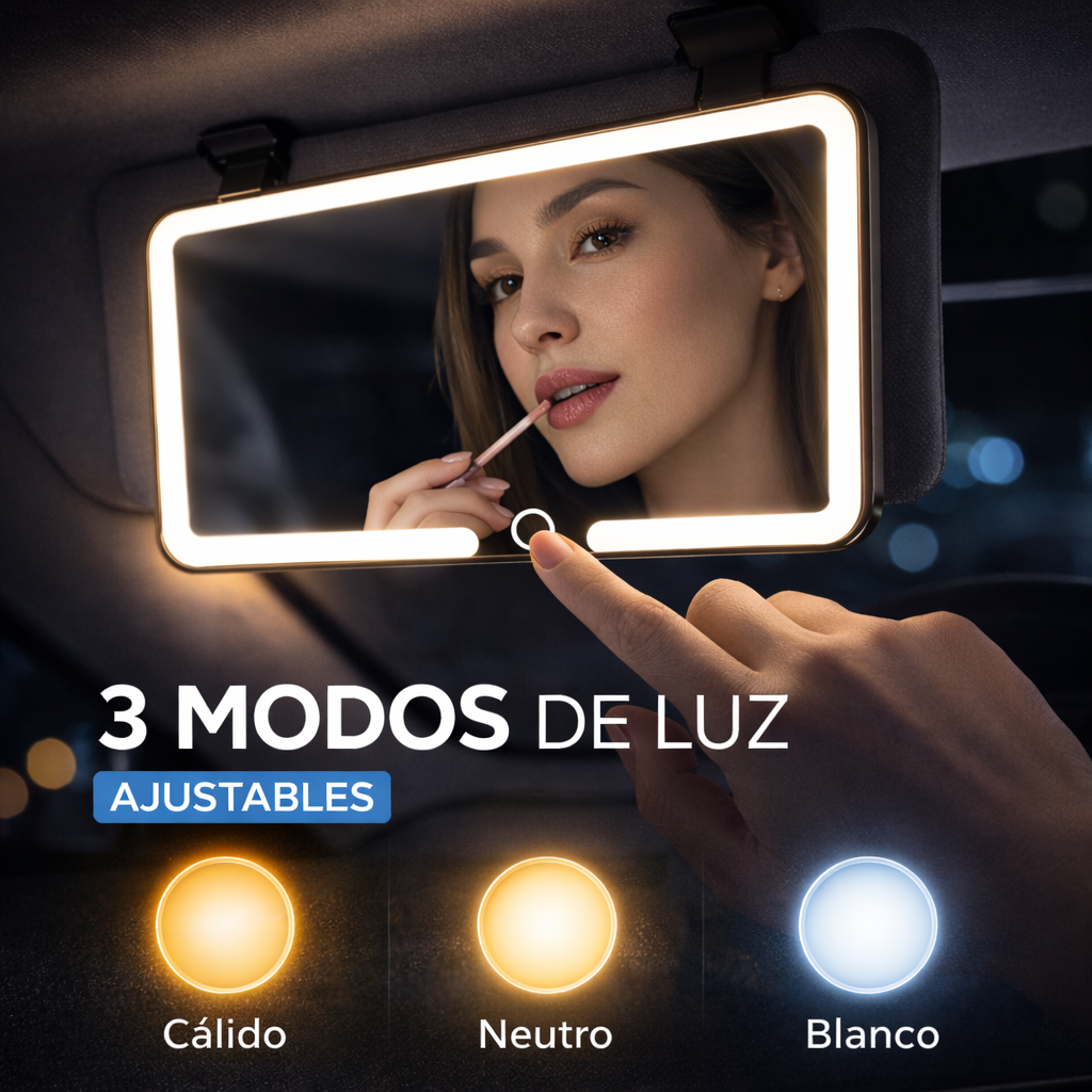 MirrorLight – Espejo LED para coche